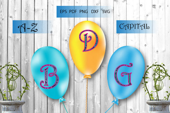3D Alphabet Layer Mandala Balloon Art