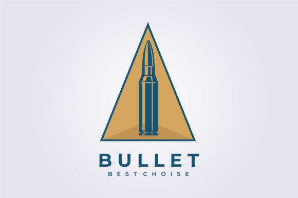 3D Bullet Logo Warning Icon
