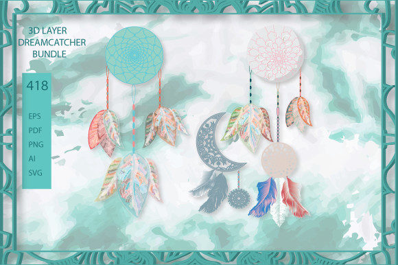 3D Christmas Layer Dreamcatcher BUNDLE: A Festive Crafting Powerhouse