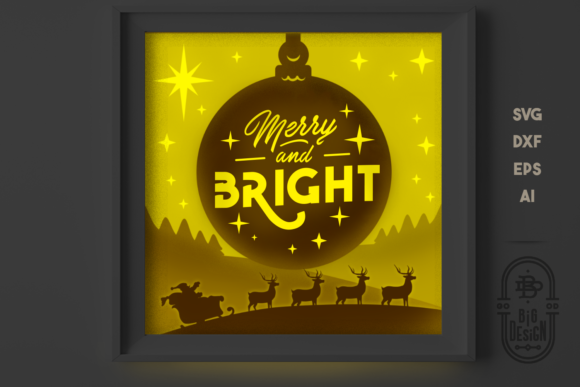 3D Christmas Merry Bright Shadow Box: Evaluating Its Design, Use, and Practical Appeal