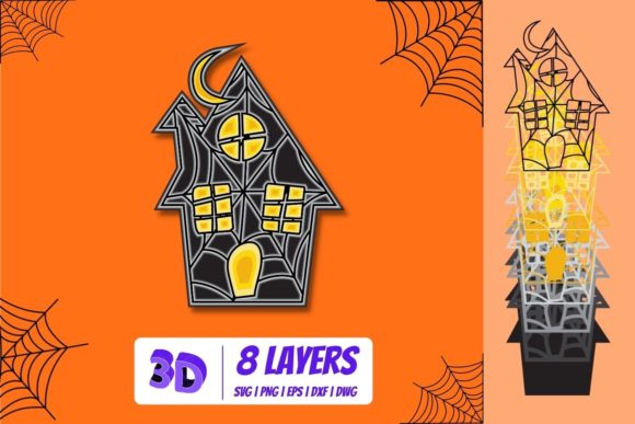 3D Haunted Houses SVG: A Unique Digital Experience for Halloween Enthusiasts