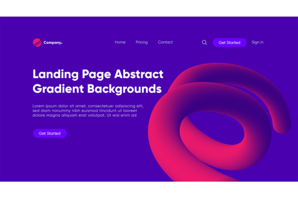 3D Liquid Gradient Background for Homepages