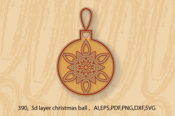 3D Multilayer Colorful Christmas Ball: Art, Decor & Uses