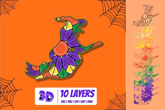 3D Witch SVG: A Unique Digital Art Resource for Creative Projects