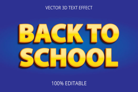 Back to School 3D Text Effect: A Creative Tool for Every User