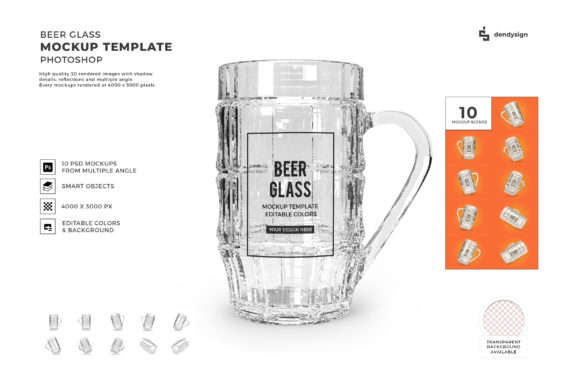 Beer Glass 3D Mockup Template Bundle: A Practical Tool for Visual Storytelling