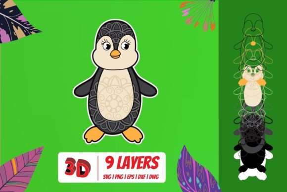 Beyond the Flat: Understanding the 3D Penguin SVG Cut File and Its Role in Modern Creative Business