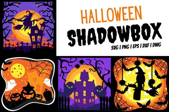 Bring Halloween Scenes to Life with 3D Shadowbox SVGs