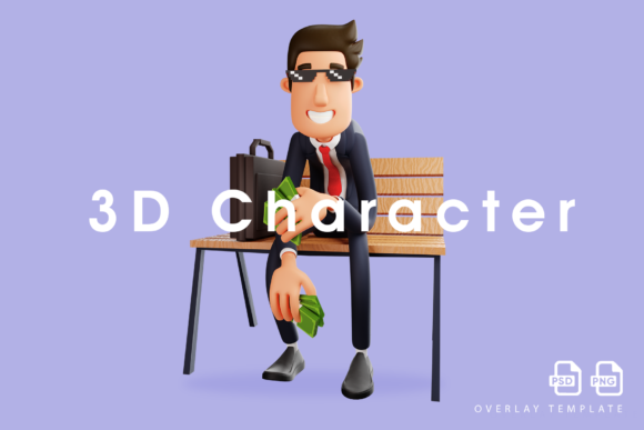 Businessman Cartoon Design Holding Money: A Creative Tool for Business Communication