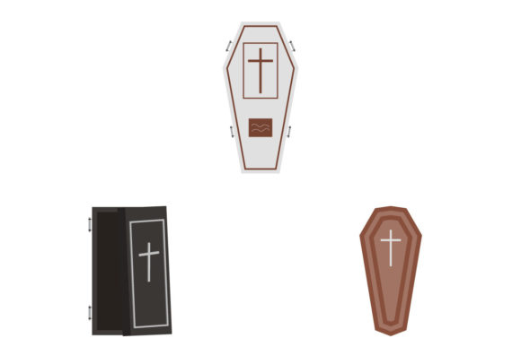 Coffin Vector Design Collection