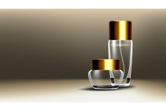 Cosmetic Glass Design Vector: Face Care Made Simple