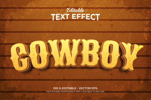 Cowboy Textured 3D Style Text Effects: A New Frontier in Digital Design