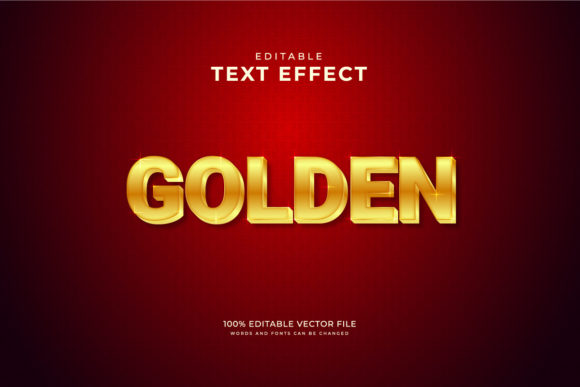 Golden 3D Editable Text Style Effect: A Versatile Tool for Creative Expression