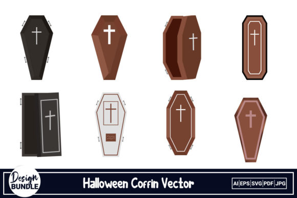 Halloween Coffin Design Collection