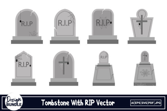 Halloween Gravestone Design Collection: Strategic Use for Creative and Business Impact