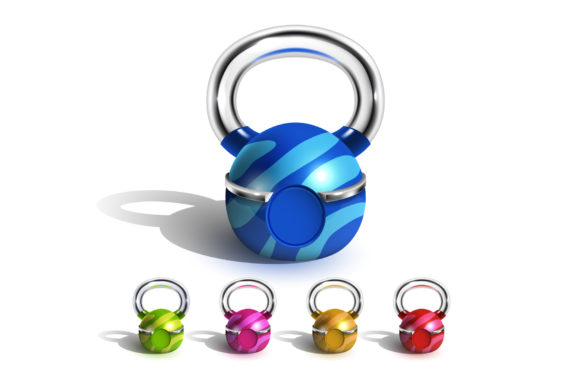 Kettlebell in Funny Multicolored Design: A Unique Twist on Fitness