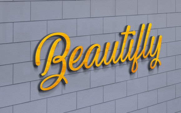 Luminous 3D Logo Mockup: Enhancing Visual Workflow and Brand Identity