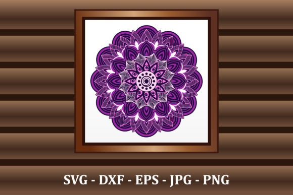 Mandala, SVG Cut Files. 3d Multi-layered