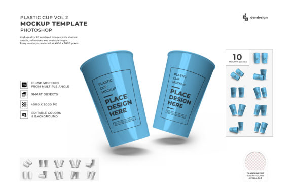 Plastic Cup Packaging 3D Mockup Bundle 2: A Strategic Tool for Visual Communication and Branding