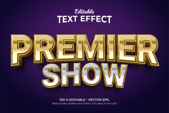Premier Show 3D Editable Text Effects for Dynamic Visuals