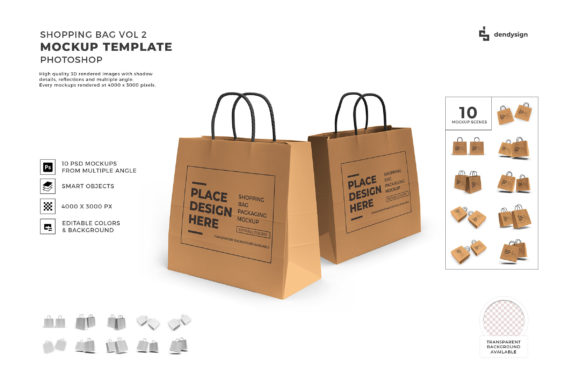 Shopping Bag 3D Mockup Template Bundle 2: A Strategic Tool for Visual Communication and Branding