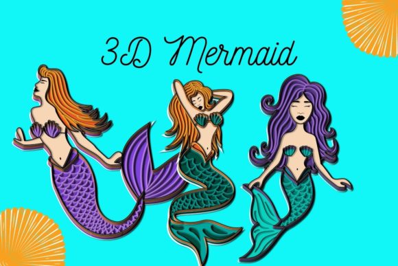 Strategic Use of the 3D Mermaids SVG Bundle for Creative and Commercial Goals