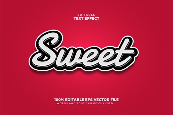 Sweet 3D Editable Text Effect: A Fresh Take on Typography That Actually Works