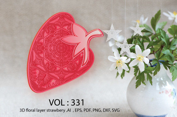 The Geometry of Nature: Understanding 3D Floral Strawberry 9 Layer Mandala Art