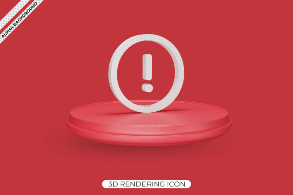 Understanding the 3D Exclamation Render Icon: A Visual Tool for Clarity and Impact
