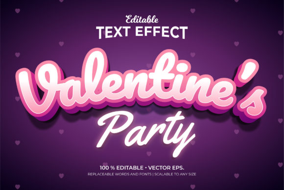 Valentines Party 3D Style Text Effects: A New Dimension in Digital Creativity